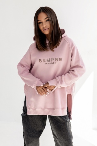 BLUZA Sempre RUBY PUDROWY RÓŻ