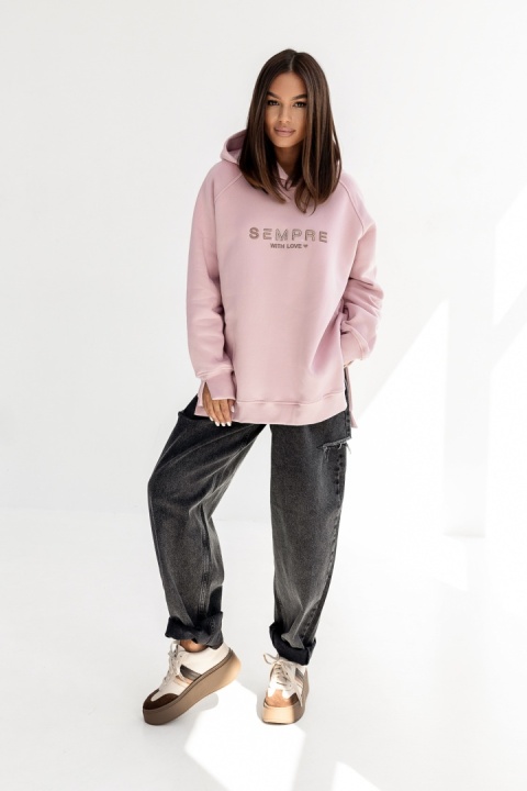 BLUZA Sempre RUBY PUDROWY RÓŻ