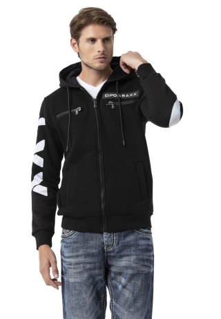 Bluza męska CIPO BAXX CL577 BLACK