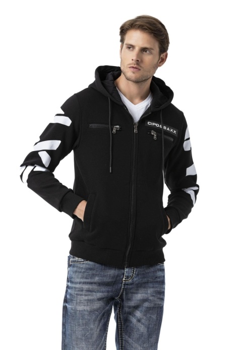 Bluza męska CIPO BAXX CL577 BLACK
