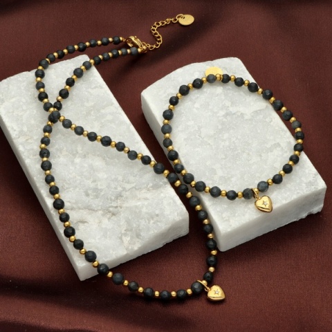 Bransoletka z agatami B97686