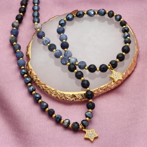 Bransoletka z agatami B97691