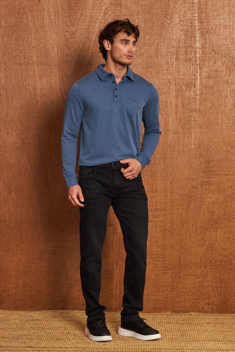 Dżinsy męskie BEYRO BD146 antrasit