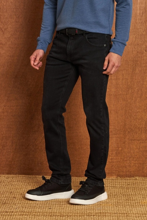 Dżinsy męskie BEYRO BD146 antrasit