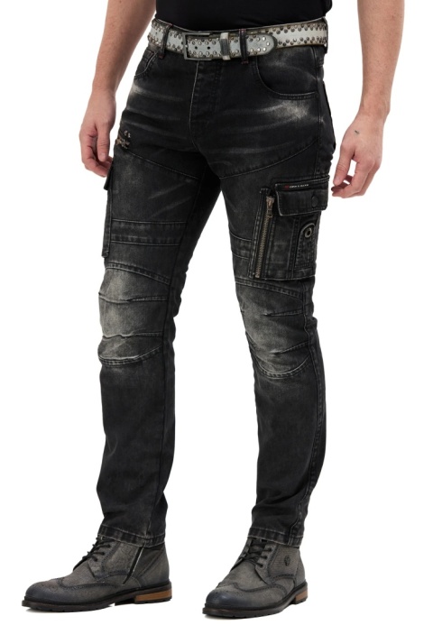 Jeansy męskie CIPO BAXX CD 679 black