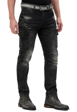 Jeansy męskie CIPO BAXX CD 679 black