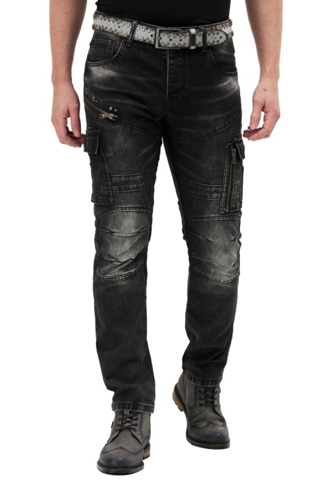 Jeansy męskie CIPO BAXX CD 679 black