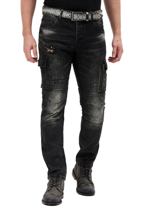 Jeansy męskie CIPO BAXX CD 679 black