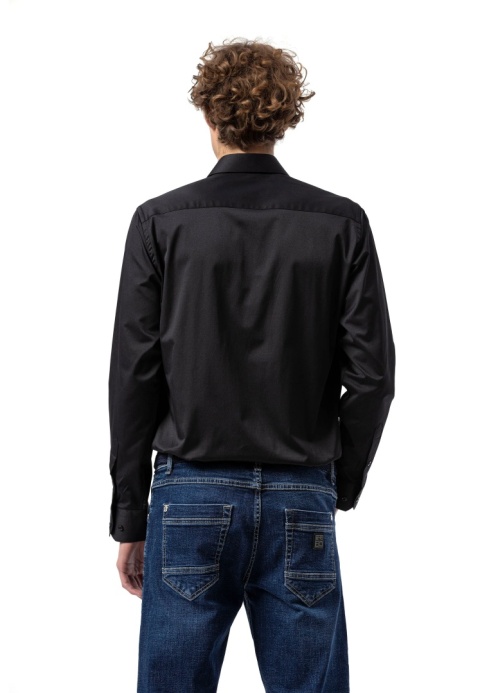 Koszula męska BEYRO BH 100 czarna