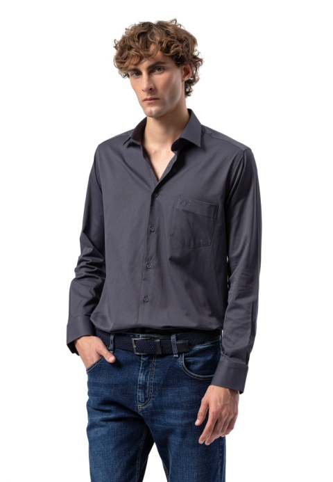 Koszula męska BEYRO BH 100 szara