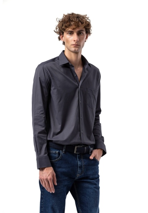 Koszula męska BEYRO BH 100 szara