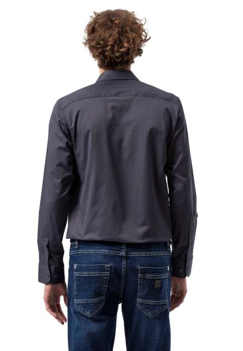 Koszula męska BEYRO BH 100 szara