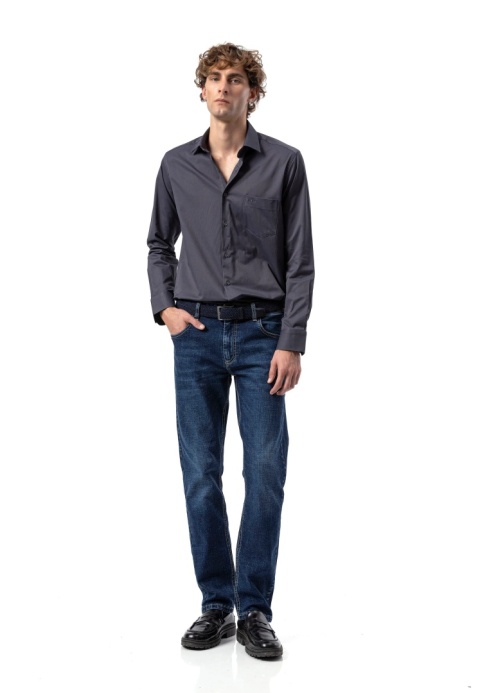 Koszula męska BEYRO BH 100 szara