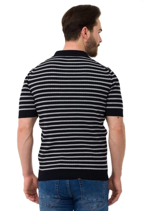 Koszulka męska CIPO BAXX CT751 NAVY BLUE