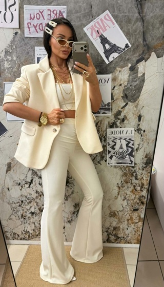 Marynarka Slay oversize -Vanilia
