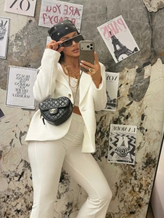 Marynarka Slay oversize -Ecru