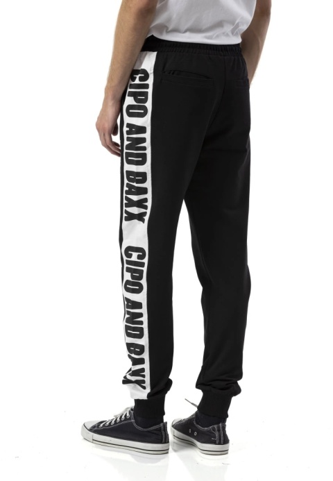 Męski komplet dresowy CIPO BAXX CLR162 black