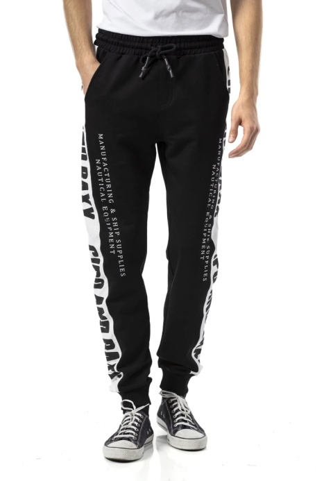 Męski komplet dresowy CIPO BAXX CLR162 black