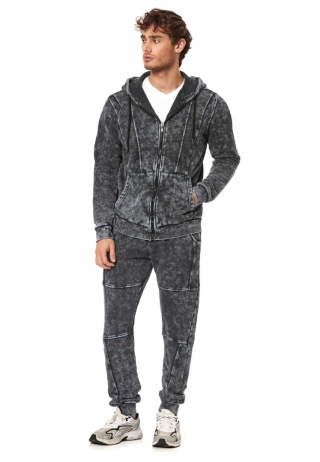 Męski komplet dresowy CIPO BAXX CLR165 antracit