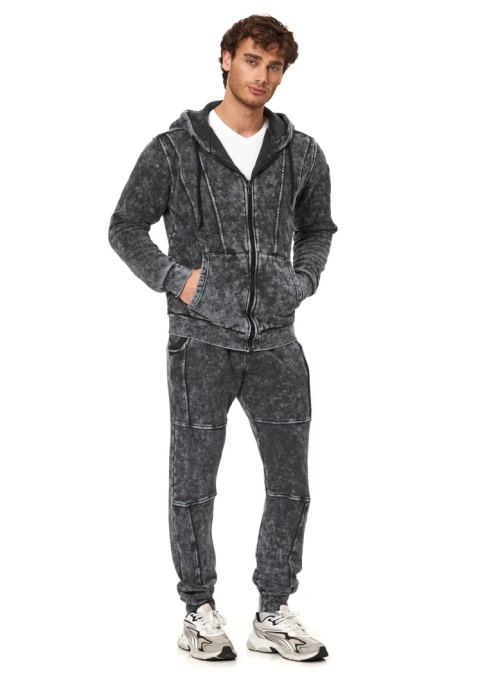 Męski komplet dresowy CIPO BAXX CLR165 antracit