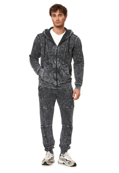 Męski komplet dresowy CIPO BAXX CLR165 antracit