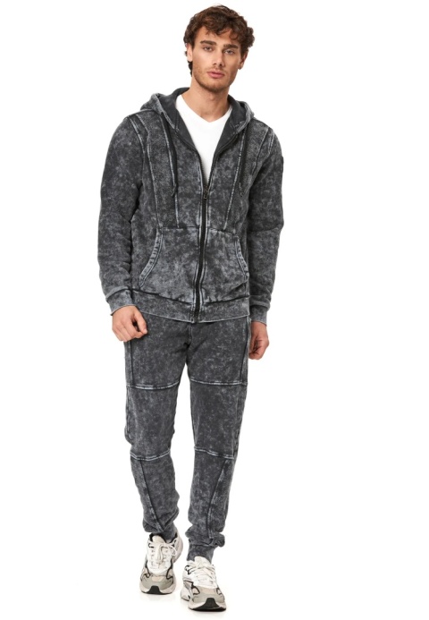 Męski komplet dresowy CIPO BAXX CLR165 antracit