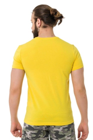 Męski tshirt CIPO BAXX CT733 YELOW