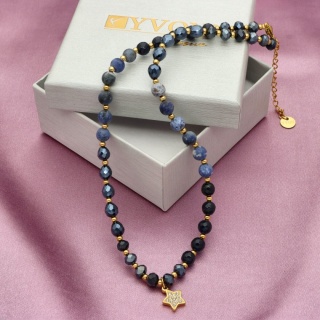 Naszyjnik z agatami N97691