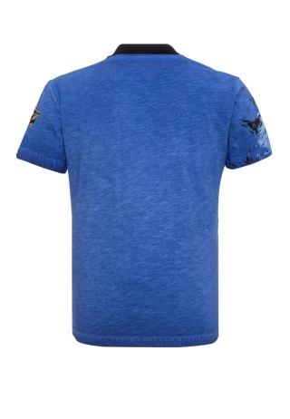 T-shirt męski niebieski CT798 Cipo Baxx
