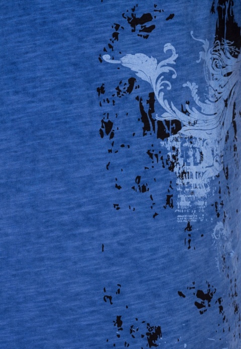 T-shirt męski niebieski CT798 Cipo Baxx