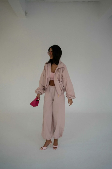 Spodnie Soft- Brudny róż