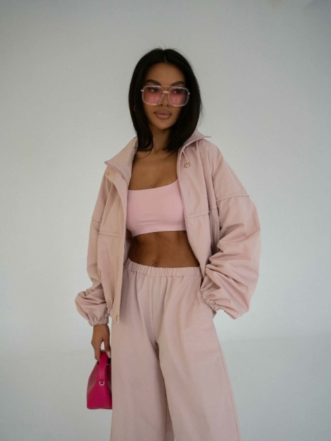 Spodnie Soft- Brudny róż