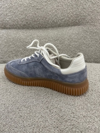 Skórzane sneakersy damskie LIGHT BLUE GD-XF-199