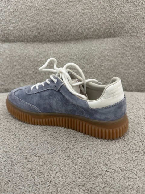 Skórzane sneakersy damskie LIGHT BLUE GD-XF-199