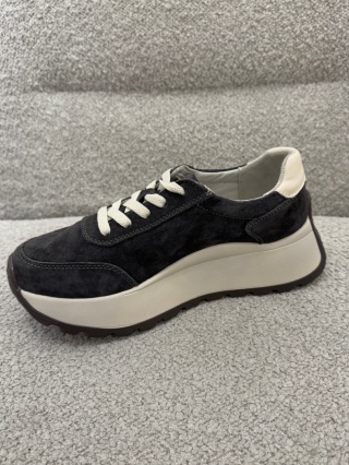 Sneakersy COFFEE ze skóry naturalnej GD-124