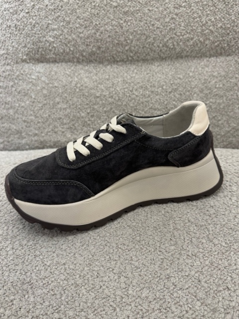 Sneakersy COFFEE ze skóry naturalnej GD-124