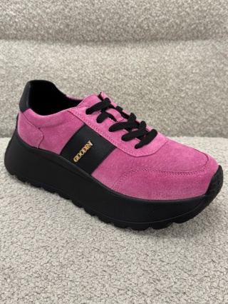 Sneakersy PURPLE ze skóry naturalnej GD-124