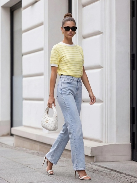 Sweter Soreya zółyty cocomore