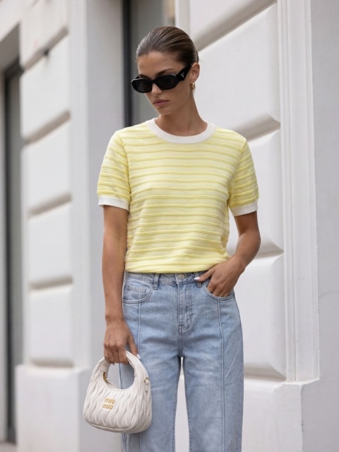 Sweter Soreya zółyty cocomore