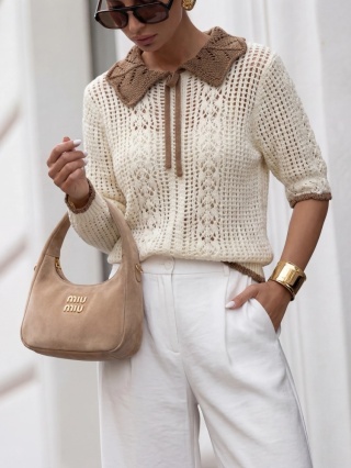 Sweter KATE COCOMORE śmietankowy