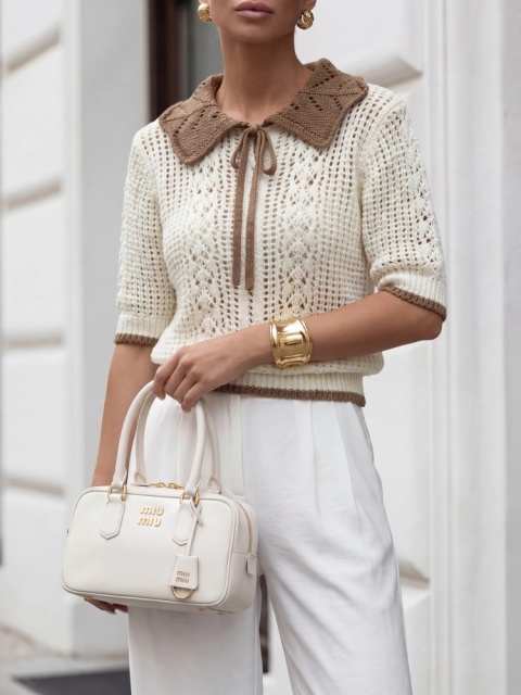 Sweter KATE COCOMORE śmietankowy