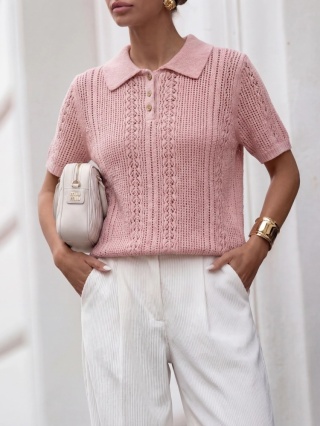 Sweter Premium Nymera Różowy yarn