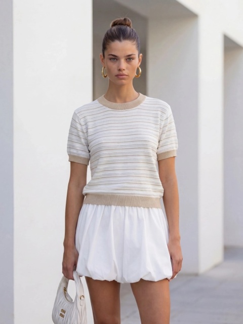 Sweter Soreya bezowy cocomore