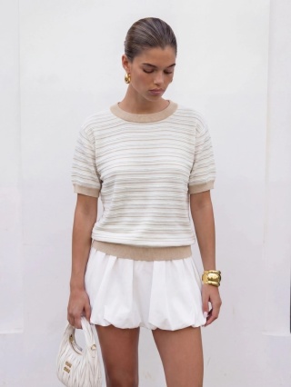 Sweter Soreya bezowy cocomore