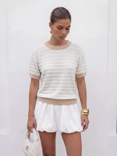 Sweter Soreya bezowy cocomore