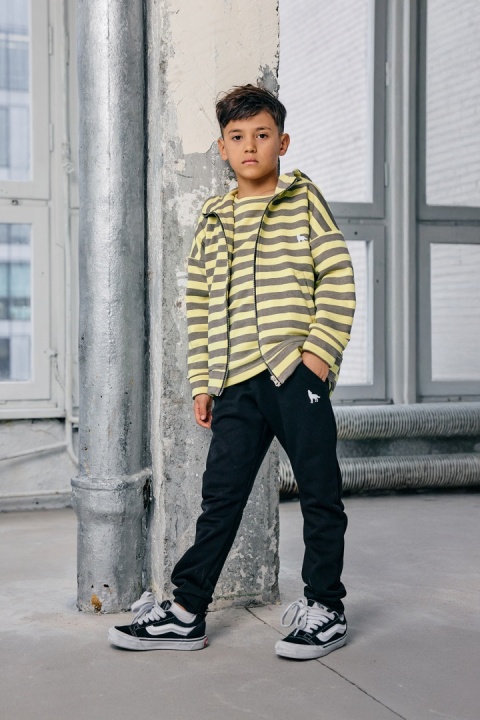 Bluza MASHMNIE rozpinana żółta w paski