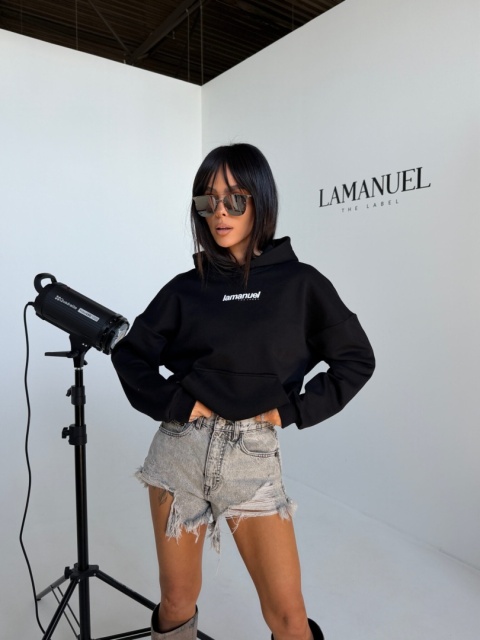 Bluza PRIDE WOMAN czarna LA MANUEL