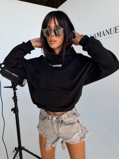 Bluza PRIDE WOMAN czarna LA MANUEL