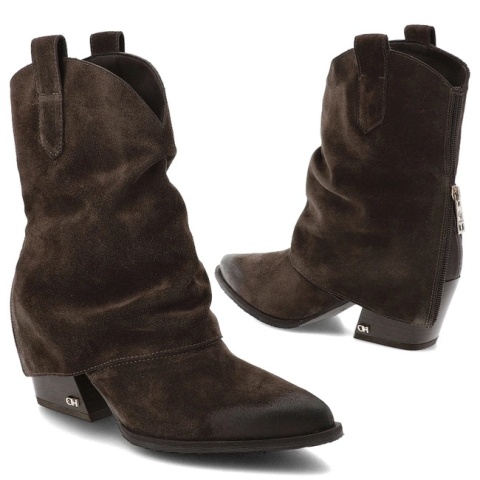 Brązowe Botki Chebello