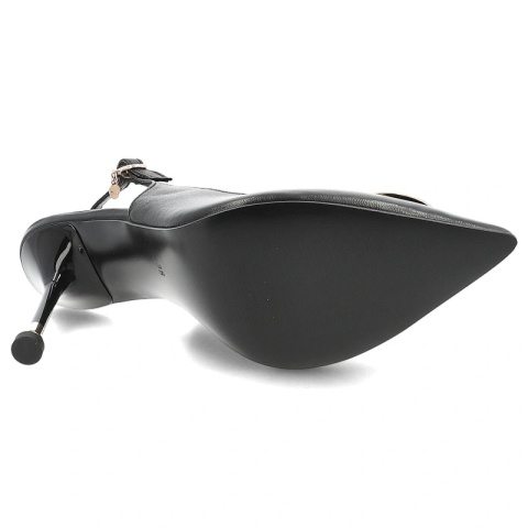 Czółenka damskie Chebello, cholewka ze skóry naturalnej